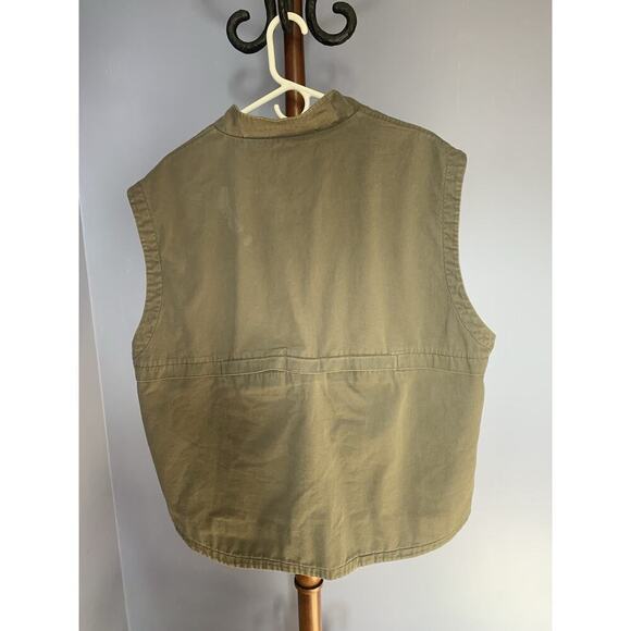 Vintage Structure USA Utility Supply M99 07.04.2000 Green Military Vest Men's XL - Picture 3 of 7